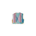 Paige Patchwork Stripe Jewels Quilted Tara Vest