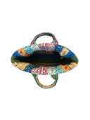 Paige Patchwork Stripe Jewels Quilted Handbag