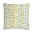 Paige Patchwork Stripe Sage Quilted 20" Pillow