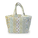 Paige Patchwork Stripe Sage Handbag