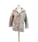 Paige Patchwork Stripe Quilted Snap Jacket