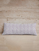 Paige Patchwork Stripe Purple Quilted Oblong 14" x 33" Pillow