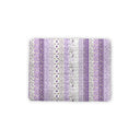 Paige Patchwork Stripe Purple Quilted Pet Bed