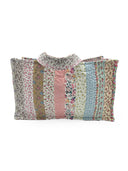 Paige Patchwork Stripe Quilted Tote