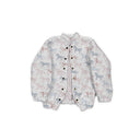 Patchwork Gallop White Quilted Bomber Jacket *Web Exclusive*