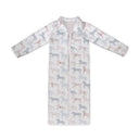 Patchwork Gallop White Quilted Maxi Coat *Web Exclusive*