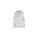 Patchwork Gallop White Quilted Ruby Vest