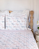 Patchwork Gallop White Quilt