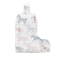 Patchwork Gallop White Quilted Boot Bag