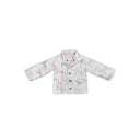 Patchwork Gallop White Youth Quilted Snap Jacket