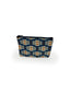 Pecos Denim Quilted Makeup Bag