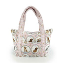Petal Pups Pink Zipper Tote Bag