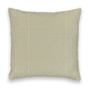 Picnic Floral Green Quilted 20" Pillow