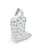 Picnic Floral Navy Quilted Boot Bag