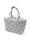 Picnic Floral Navy Quilted Handbag