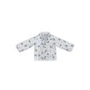 Picnic Floral Navy Youth Quilted Snap Jacket