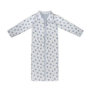 Picnic Floral Navy Quilted Maxi Coat *Web Exclusive*