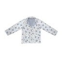 Picnic Floral Navy Quilted Snap Jacket