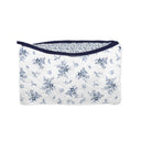 Picnic Floral Navy Quilted Makeup Bag