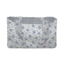 Picnic Floral Navy Quilted Tote