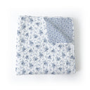Picnic Floral Navy Baby Blanket