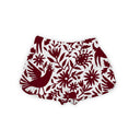 Game Day Maroon Piper Otomi Quilted Scallop Shorts *Web Exclusive*