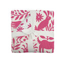 Piper Otomi Fuchsia Baby Blanket