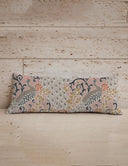 Plume De Paon Quilted Oblong 14" x33" Pillow