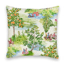 Positano Toile Quilted 20" Pillow