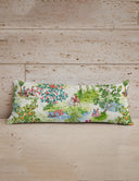 Positano Toile Quilted Oblong 14" x33" Pillow