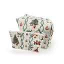 Pretty Tree Quilted Makeup Bag