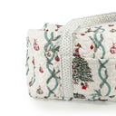 Pretty Tree Quilted Weekender Duffle Bag