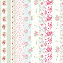 Lynette Patchwork Stripe Quilted Snap Jacket