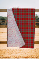Carrie Plaid Floral Quilt