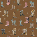 Thunderbird Boots Brown Quilted Boot Bag