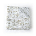 Aledo Toile Linen Baby Blanket