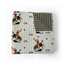 Lazy J Linen Baby Blanket