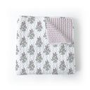 Claire Floral Pink Baby Blanket