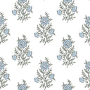 Claire Blue Quilted Garment Bag