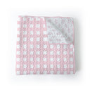 Ellie Plaid Pink Baby Blanket