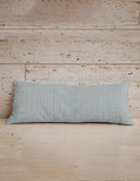 Erin and Ben Co. Clover Blue Quilted Oblong 14" x33" Pillow