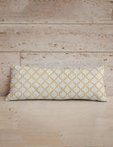 Erin and Ben Co. Athena Multi Quilted Oblong 14" x33" Pillow