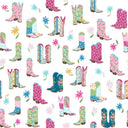 Daisy Boots Patchwork Jewels Quilted Weekender Duffle Bag