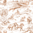 Buffalo Toile Brown Weekender Duffle Bag