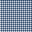Anthia Gingham Navy Zipper Tote Bag