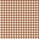 Anthia Gingham Brown Zipper Tote Bag