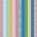 Paige Patchwork Stripe Jewels Youth Quilted Snap Jacket