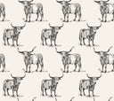 Longhorn Icon Linen / Black Quilted Ruby Vest