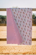 Sweater Pups Pink Quilt