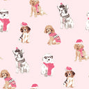 Sweater Pups Pink Quilted Handbag